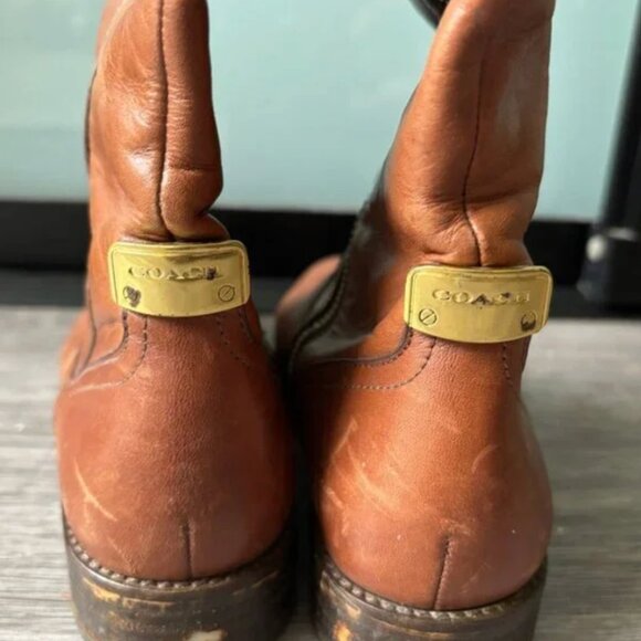 Coach Mirriam Riding Boots - Brown Size 6.5 - Picture 7 of 8
